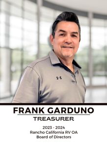 Frank Garduno, Treasurer (3.15 × 3.937 in) (8 × 11 in)