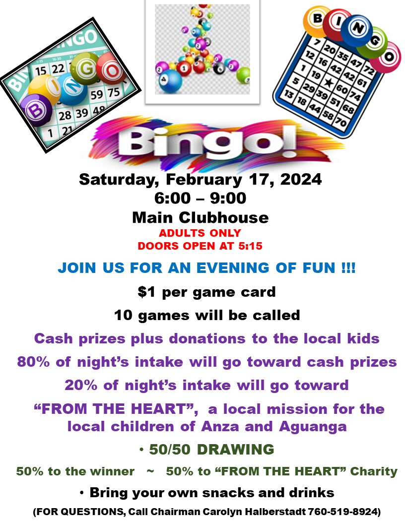 Event Flyer: Bingo!